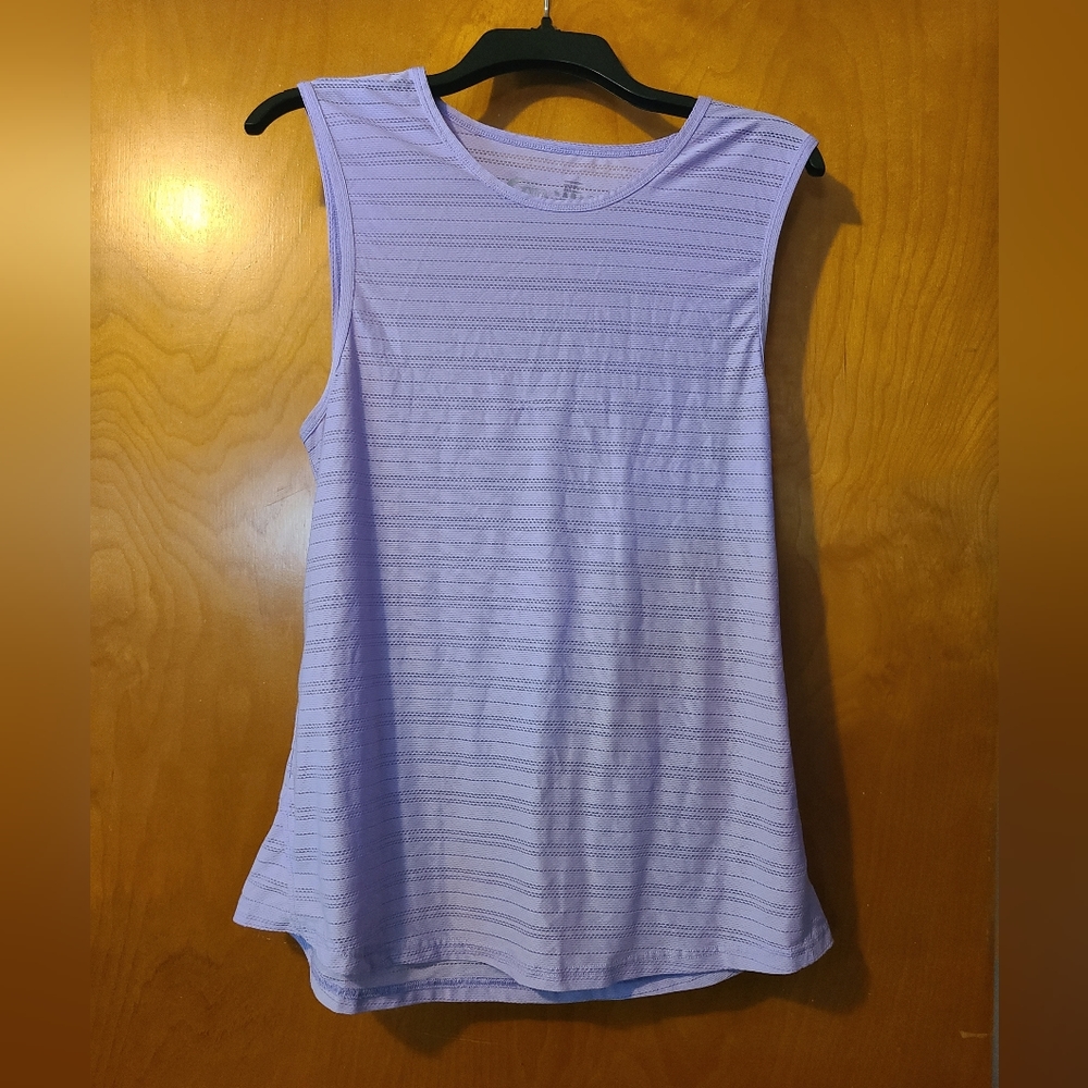 ZYIA Lavender Lg Active Chill Tank Top